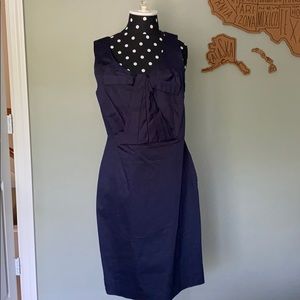 Boden navy bow dress